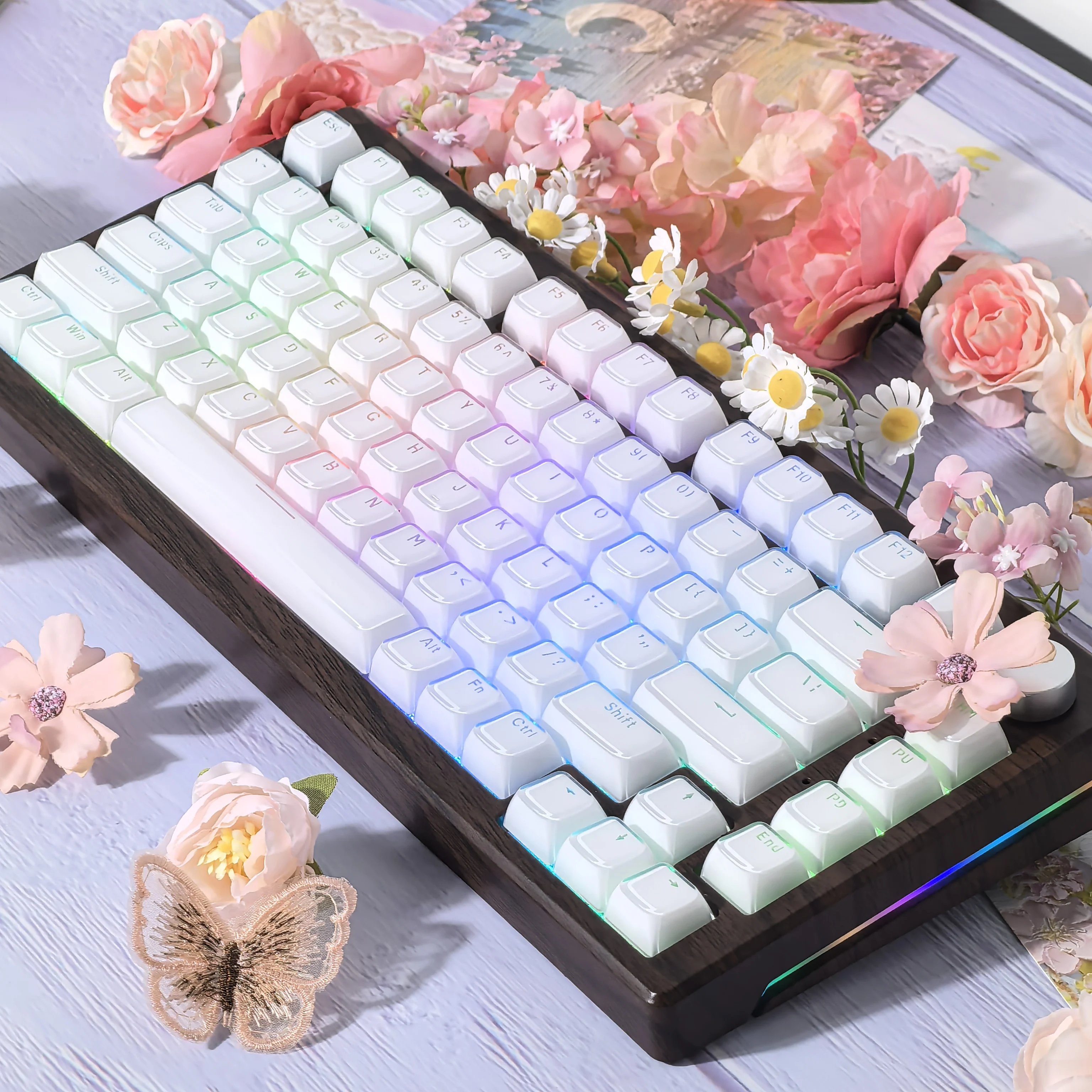 メカニカルキーボード用ゼリークリスタルキーキャップ、バック メカニカルキーボード用ゼリークリスタルキーキャップ、バック