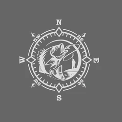 Reflective Outdoor Adventure Vinyl Stickers - M (Reflective silver)