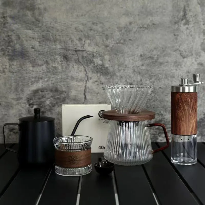 

Hand Brewed Coffee Set Coffee Machine, Hand Shaken Hand Brewed Pot, Filter Cup, Gift Box, Gift Giving, Healing Gift