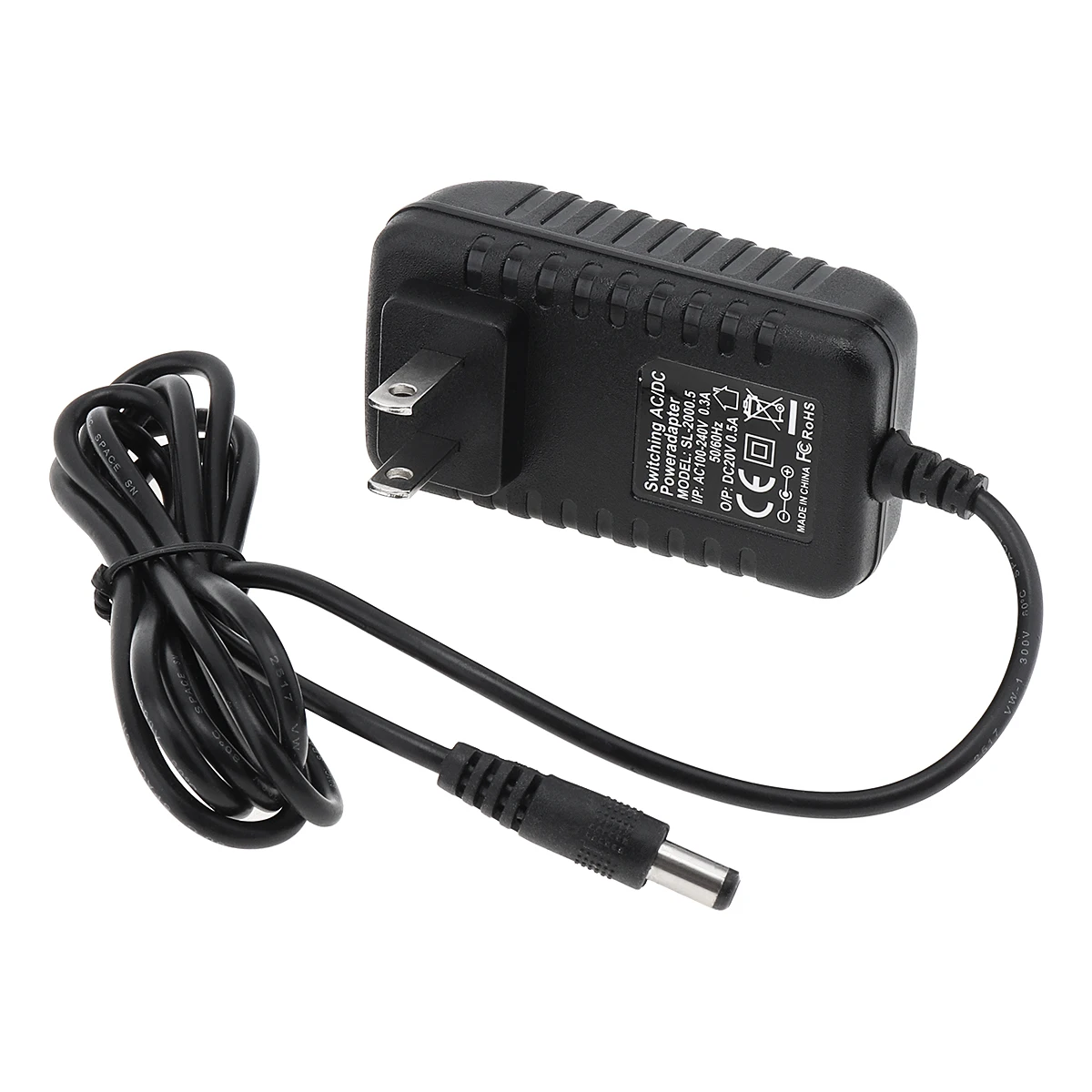 

DC 20V 0.5A Power Adapter AC100-240V Universal Power Adapter Supply Charger Adaptor