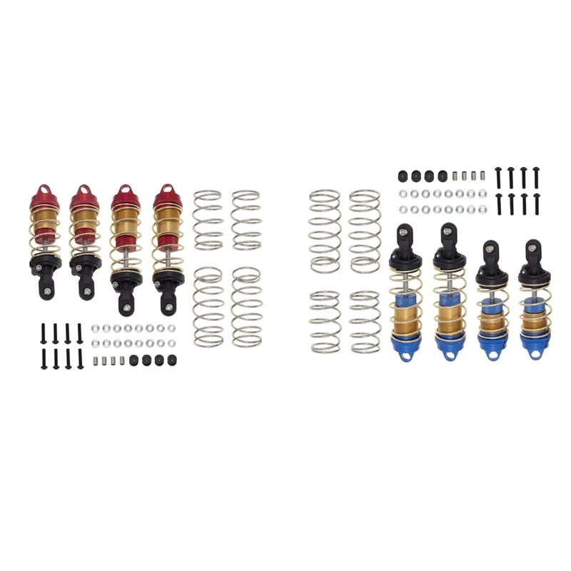 4Pcs Metal Front And Rear Shock Absorber For Traxxas Slash 4X4 VXL 2WD