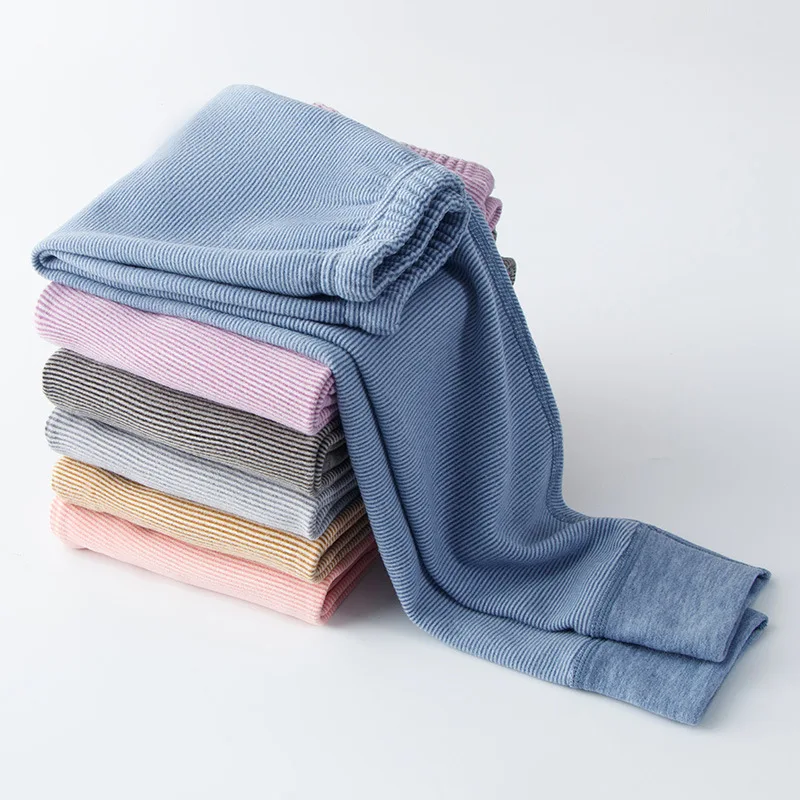 

Autumn Winter Striped Baby Kids Thermal Underwear Pants Thick Warm Underpant for Boys Girls 2-18 Years Teenage Children Pants
