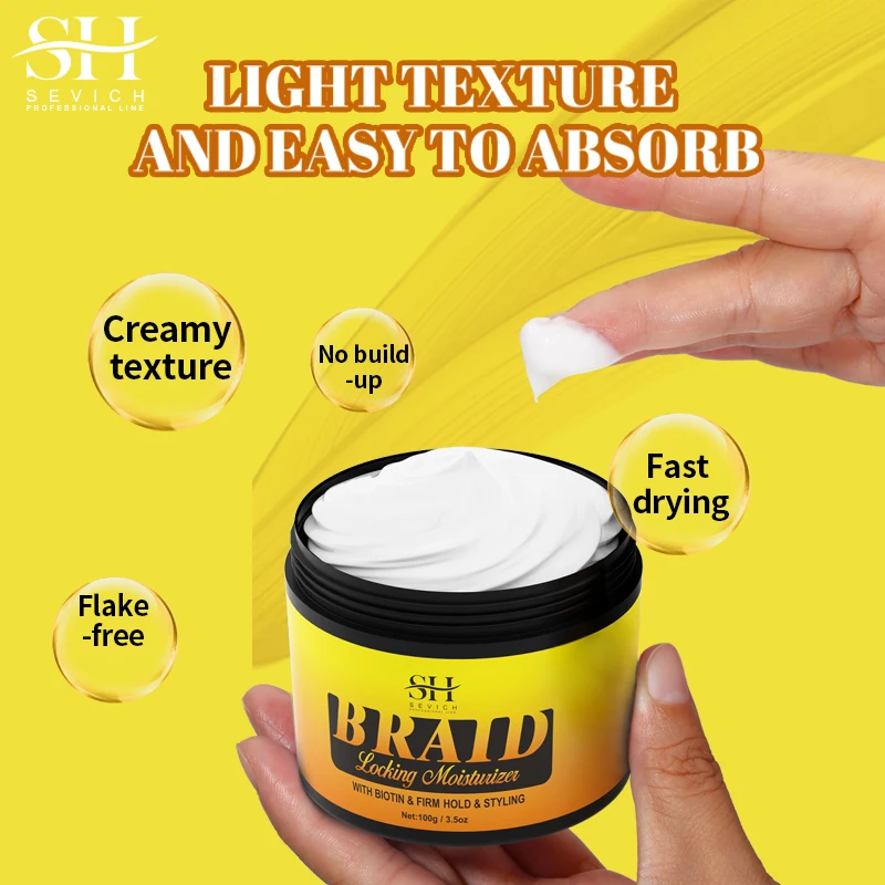 Traction Alopecia Styling braid gel hold moisturizer Hair Shaping Cream Anti Break Hair Wax Anti Hair Loss Hair Care 5