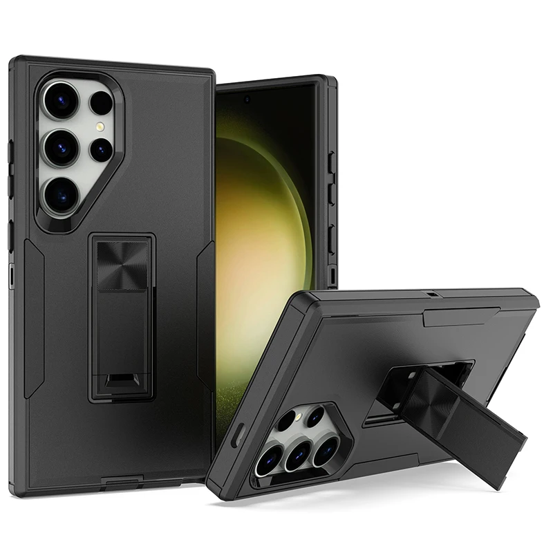 Enhanced Shockproof Heavy Duty Kickstand Phone Case Cover