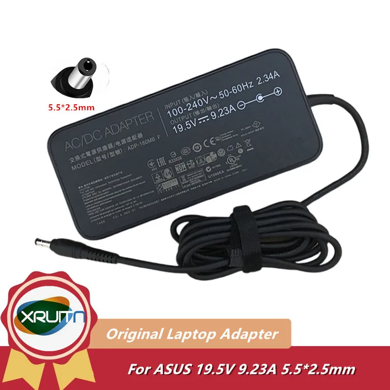 

For ASUS G750JW G750JX G750 G750JW GL502 GFX72 FX60V ADP-180MBF 180W Laptop AC DC Adapter FA180PM111 19.5V 9.23A 5.5*2.5mm