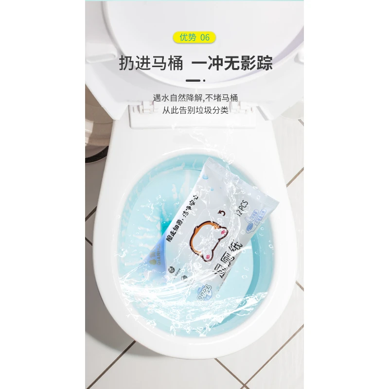 Wet Toilet Paper Disposable Toilet Wipes For Men And Women, Cleaning And Care Of Genitals Private Parts, Wiping Buttocks, An