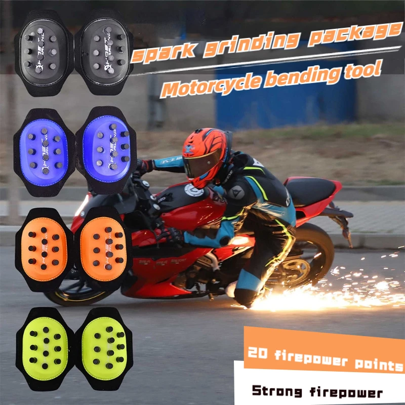 

Защита для колена мотоциклетная 2 шт., скоростная гибка, Искра шлифовка, профессиональная защита для колена мотоциклетный