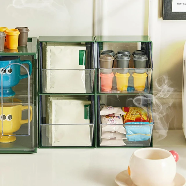 1 Set comodo Organizer per Capsule di caffè Design a U contenitore per  bustine di tè