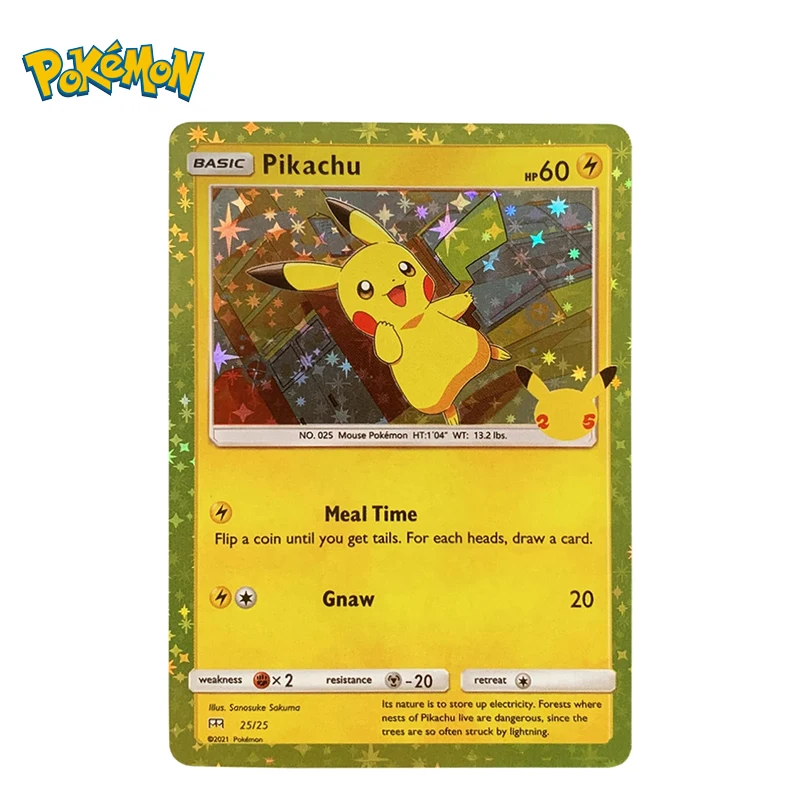 Коллекционная карточка Pokemon Ptcg, 1996 градусов, Энгельс каартин, Пикачу, самодельная игра «сделай сам», блестящая игра Charizard, коллекционная карточка, Подарочная игрушка 120 шт покемон английский gx tag vmax mega trainer pokemon card первое поколение 1996 1 я игра коллекционная карточка детская игрушка подарок