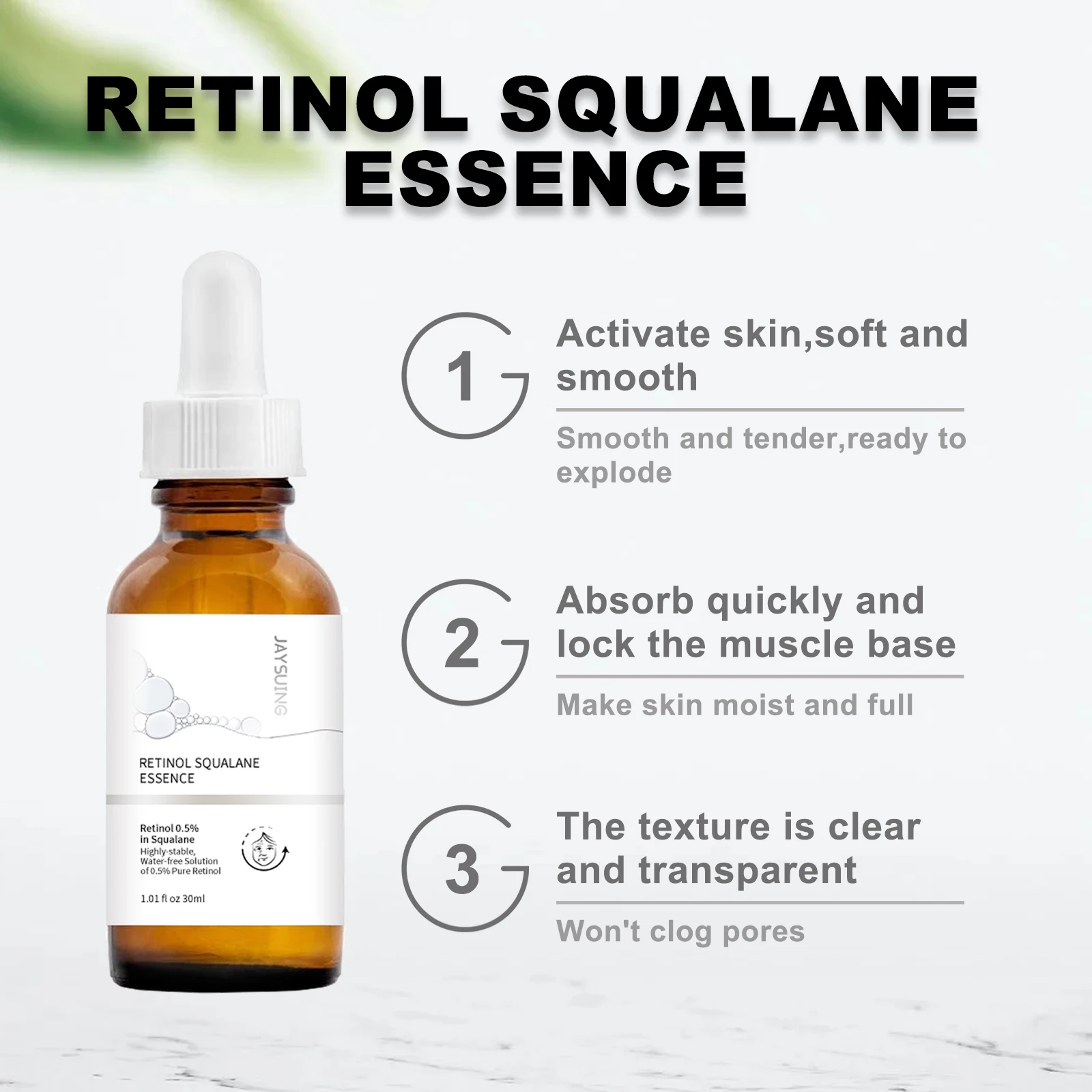 Retinol Ordinary Serum Fade Fine Lines Wrinkle Spots Lifting Brightening Skin Deep Moisturizing Firm Facial Essence Skin Care 2