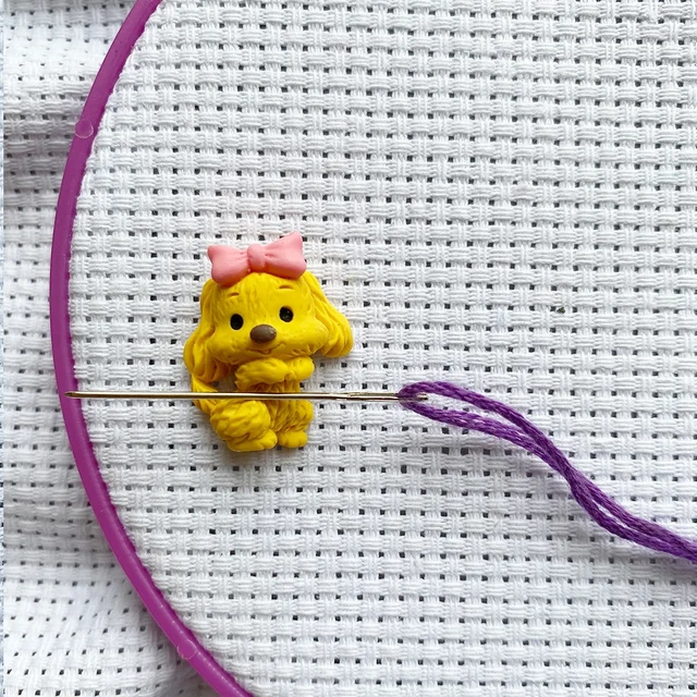 Lovely Animal Needle Minder Cross Stitch Magnetic Magnet Pin Holder -  AliExpress