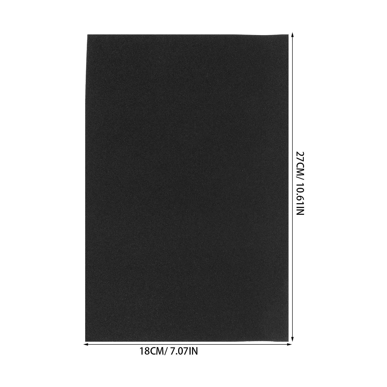 10Pcs 성인을위한 다목적 검은 색 사포 아트 페이퍼 모래 그림 오일 파스텔 드로잉 낙서 공예 프로젝트 스케치