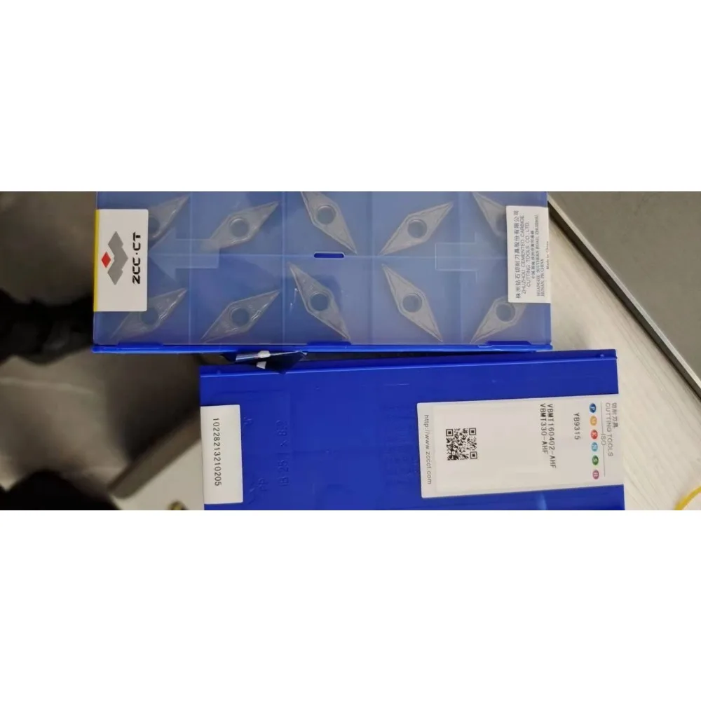 

50P ZCC.CT VBMT160402-AHF YB9315 карбидная вставка CNC токарный инструмент