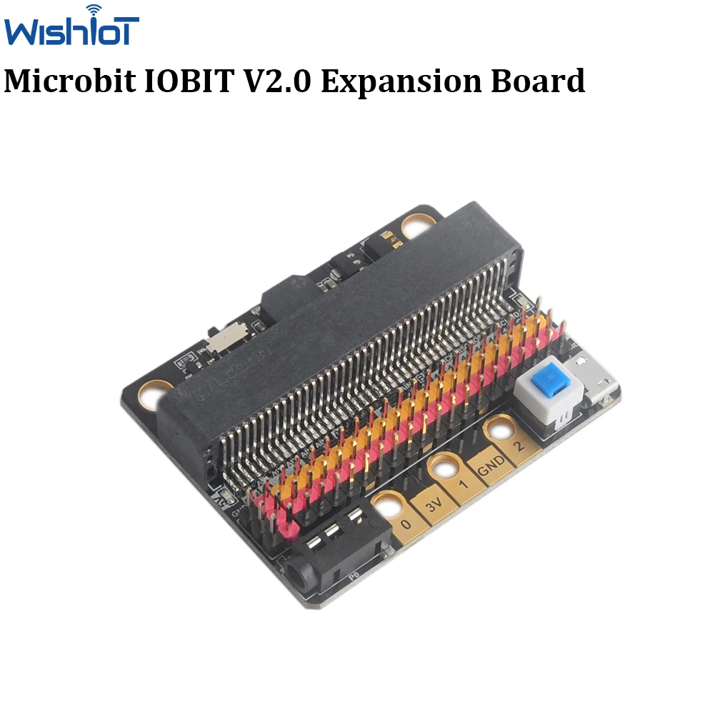 Micro:bit IO Expansion Board IOBIT V2.0 Breakout Adapter legoeds-compatible for KittenBot Meowbit Support Makecode KittenBlock 10pcs lot functionable io expansion board breakout adapter shield for kittenbot micro bit microbit diymall