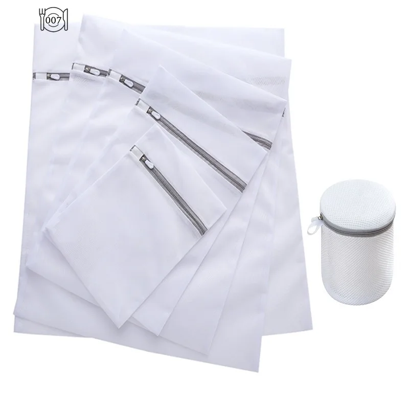 Zipper Mesh Laundry BagsTravel Foldable StorageOrganize Bag ClothingWashing Bags ForBlouse,Bra,Socks,Underwear,Lingerie 2