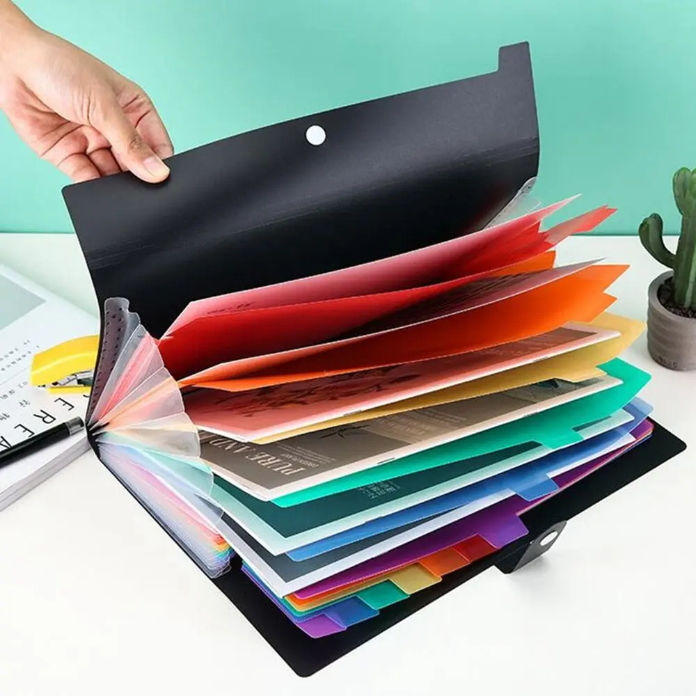 

with Snap Closure A4 Organ Bag for A4 Paper Storage Bag Document Bag File Folders Test Paper Holder Document Organizer