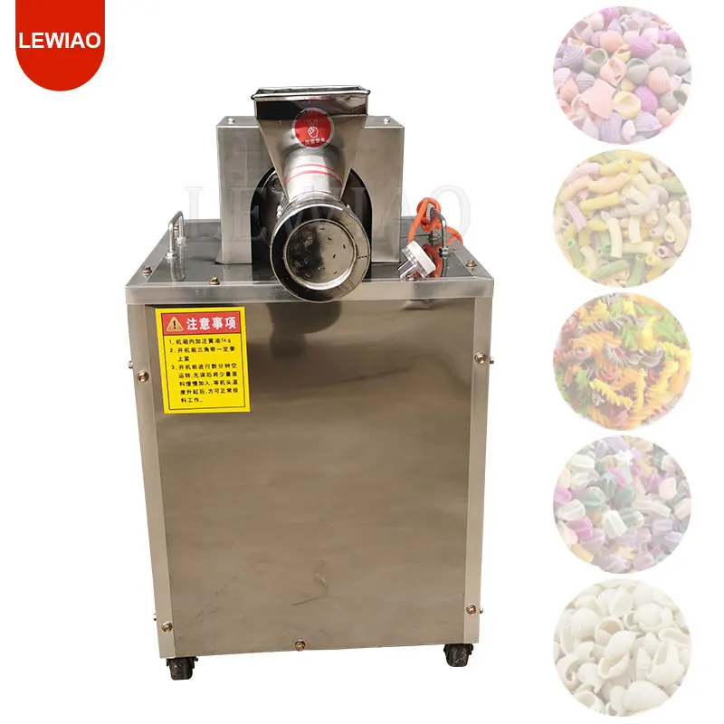 

High Efficiency Macaroni Pasta Fusilli Shell Noodle Small Spaghetti Making Machine