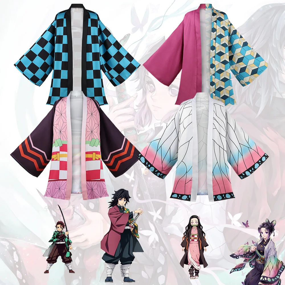 Mantello Cosplay Kochou Shinobu - Costume Kimono Per Halloween E Feste A Tema - Foto 9