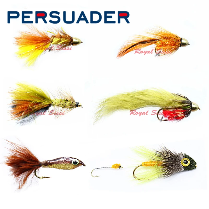 Persuader4pcs2pcspack810freshwaterflyfishingstreamerflies