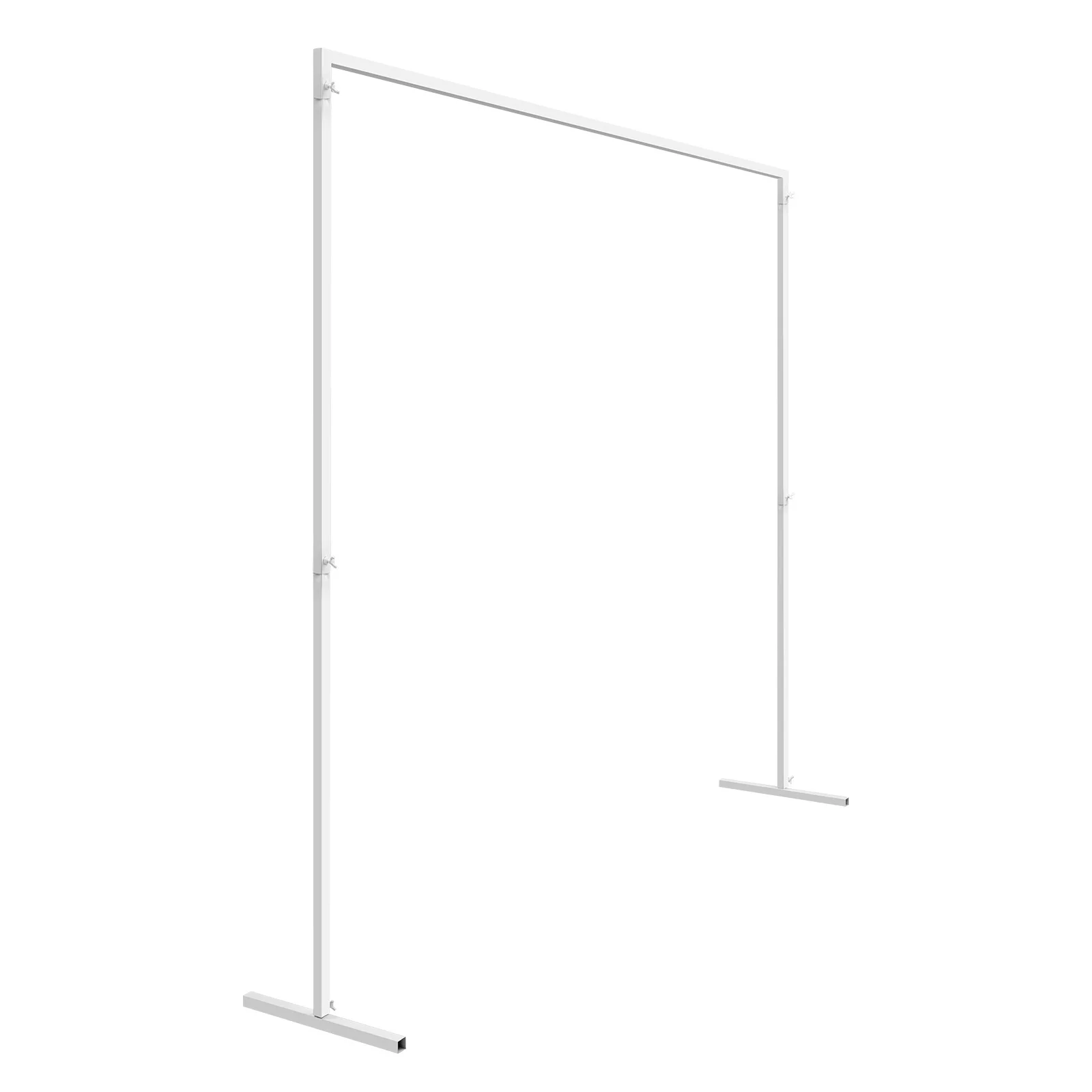 Square Metal Table Arch Garden Arbor Party Arch Set 6.6 Ft for Garden Indoor and Outdoor Party Decoration