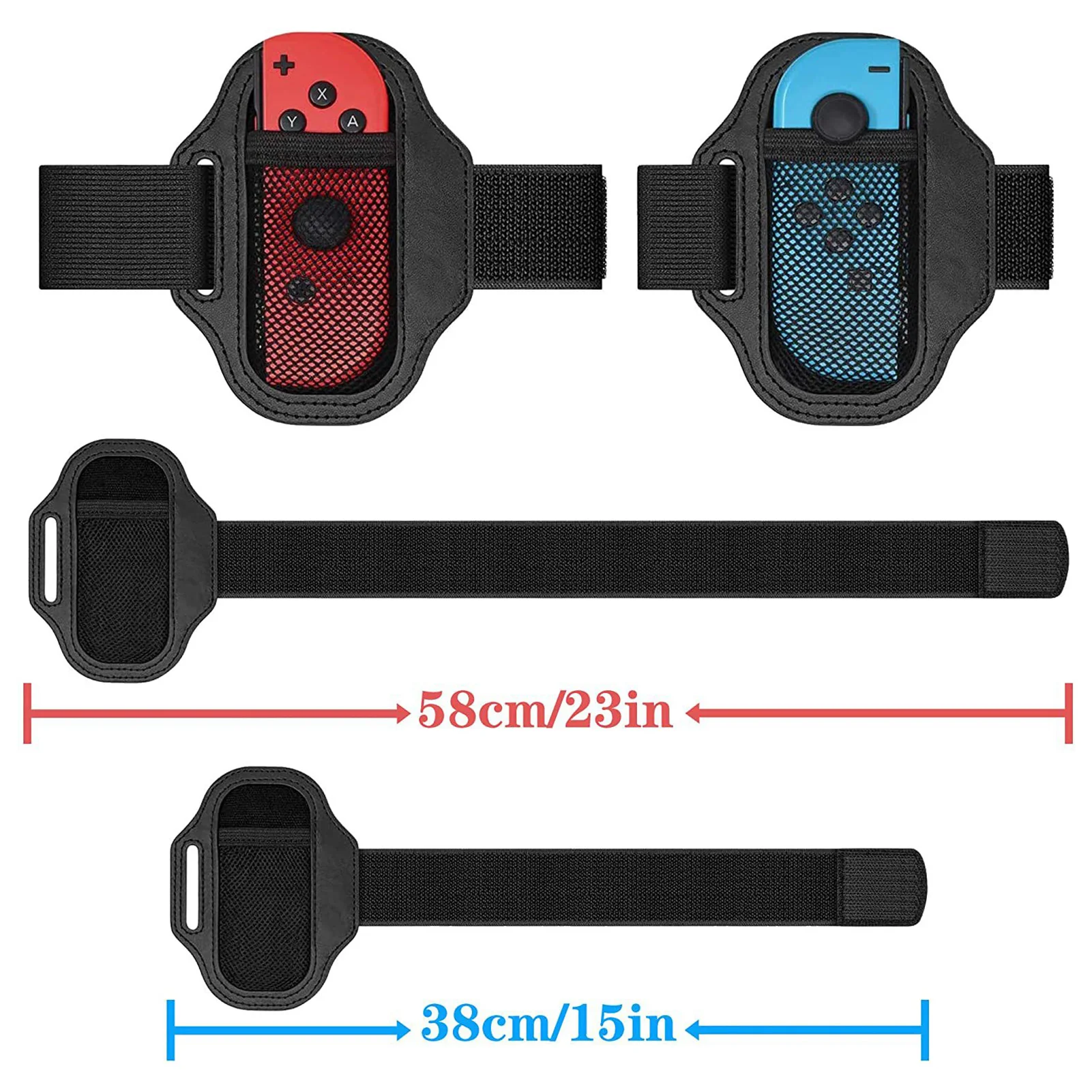 Leg Straps For NS Gamepad Adjustable Elastic Sports Straps Ring Easy To Use Fitness Ring Game Leggings Bandage