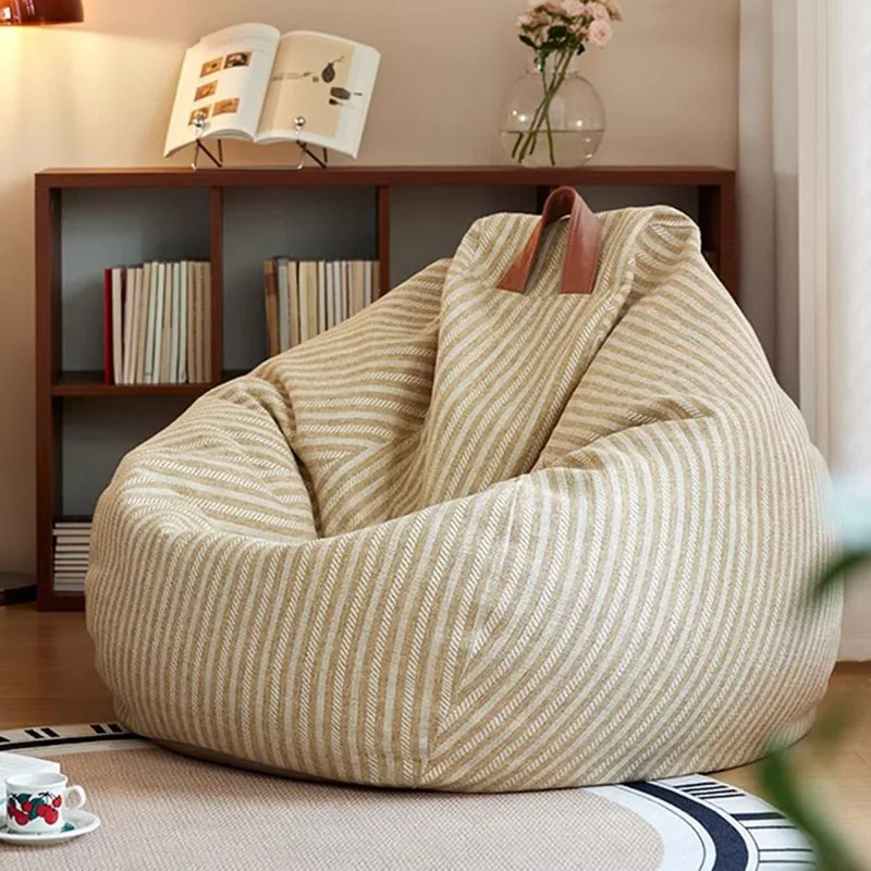 

Classic Curved Bean Bag Sofa Mid Century Modern Quilted Living Room Sofa Ergonomic Minimalista Salas Muebles Nordic Furniture