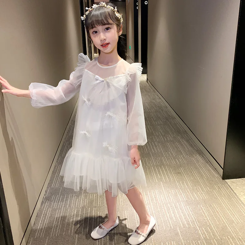 

2023 New Kids Dresses For Girls Spring Girl Dress Child Baby Sweet Princess Dress Designer Dress Baby Girl Clothes