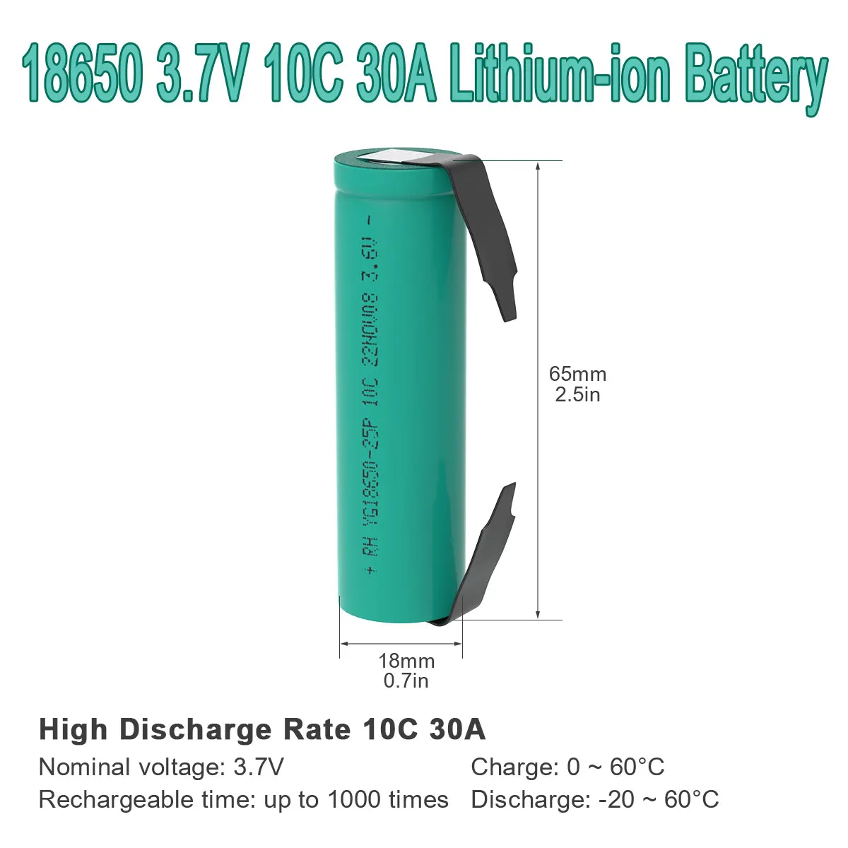 Bateria Li-ion Recarregável para Baterias Lanterna 18650 3500mah 3.7v 100 Original 110 Pcs - Image 5