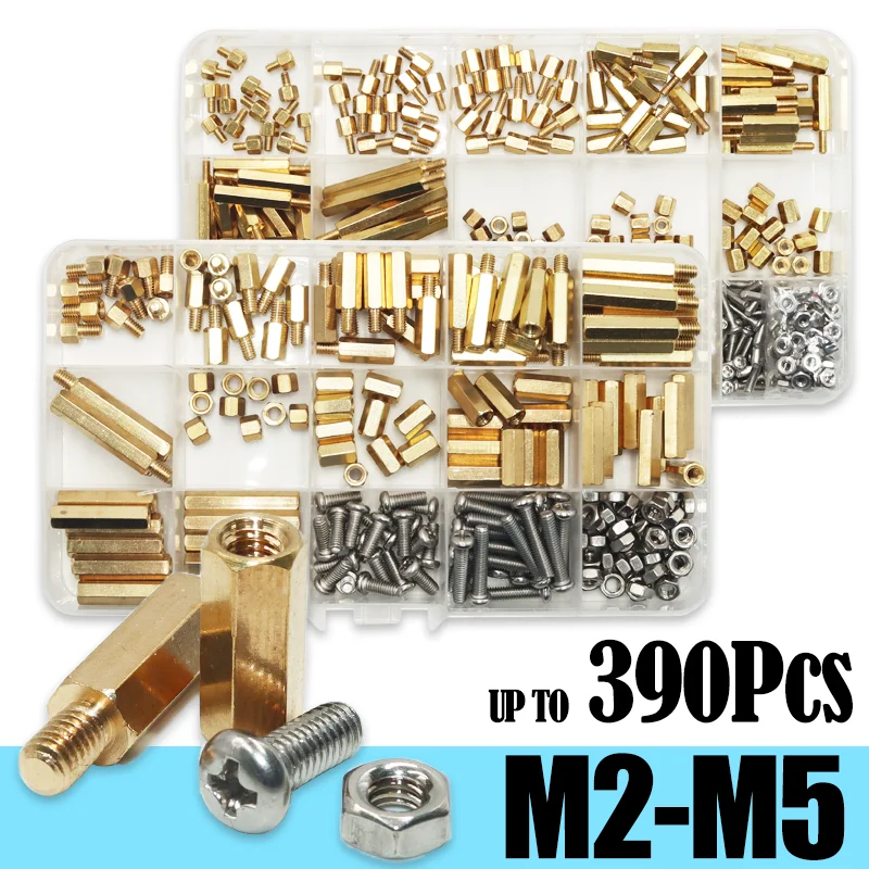 390p Hex Brass Male Female Standoff Spacer Screw Nut Board Rack Stud Hexagon Threaded Pillar PCB Column Motherboard Spacers Bolt 390p Hex Brass Male Female Standoff Spacer Screw Nut Board Rack Stud Hexagon Threaded Pillar PCB Column Motherboard Spacers Bolt