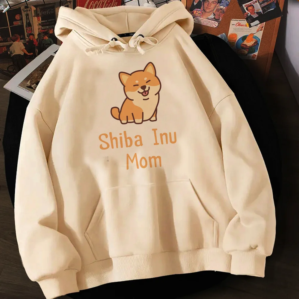 Shiba Inu Felpe Con Cappuccio Donna Kawaii Fleece Pullover Donna Manica Lunga Top Felpe