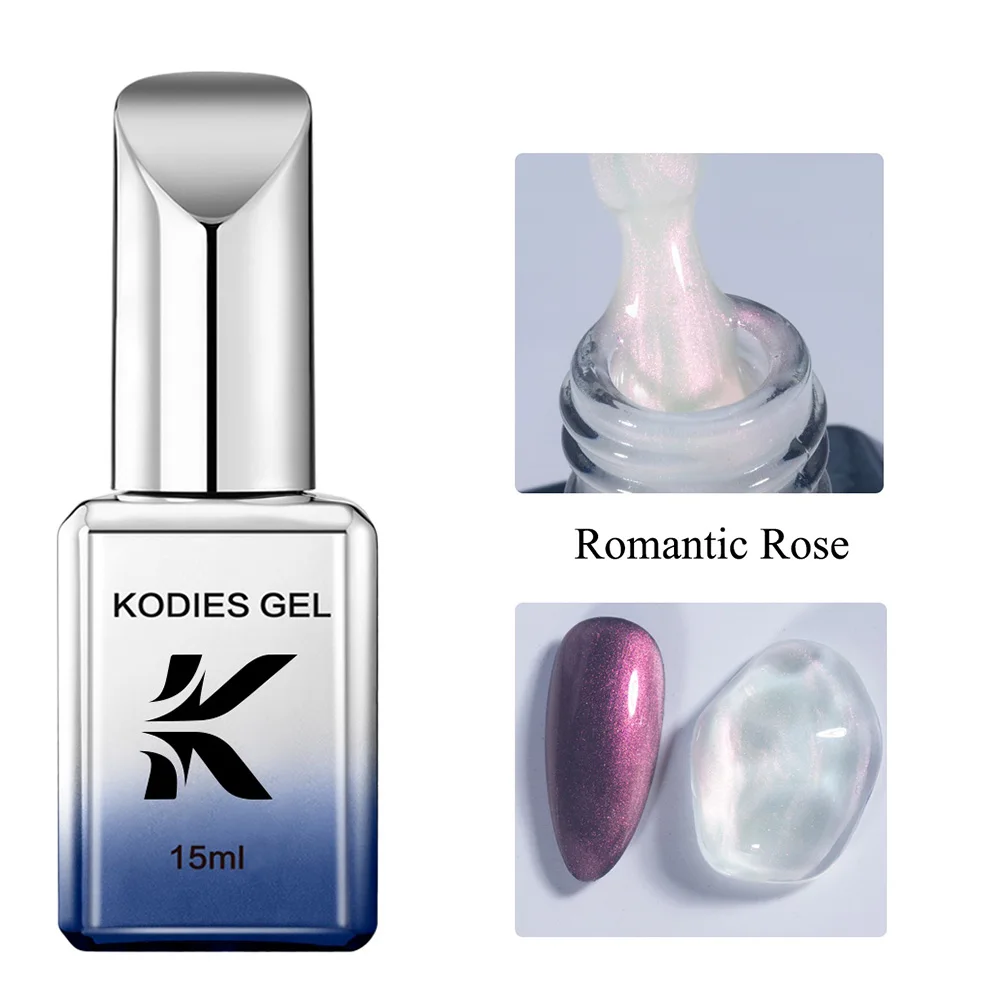 KODIES GEL Aurora Pearl Top Coat UV Gel Nail Polish 15ML Chrome Shine Gel Varnish Finish Sealer All for Manicure Gelcolor Top 3