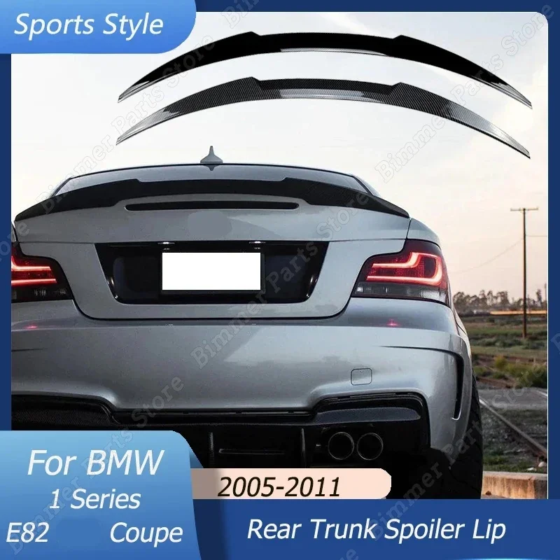 Coupe Style Car Rear Roof Trunk Boot Lip Spoiler Ala Posteriore Spoiler Car-Styling Per Bmw Serie 1 E82 Coupe 2005-2011