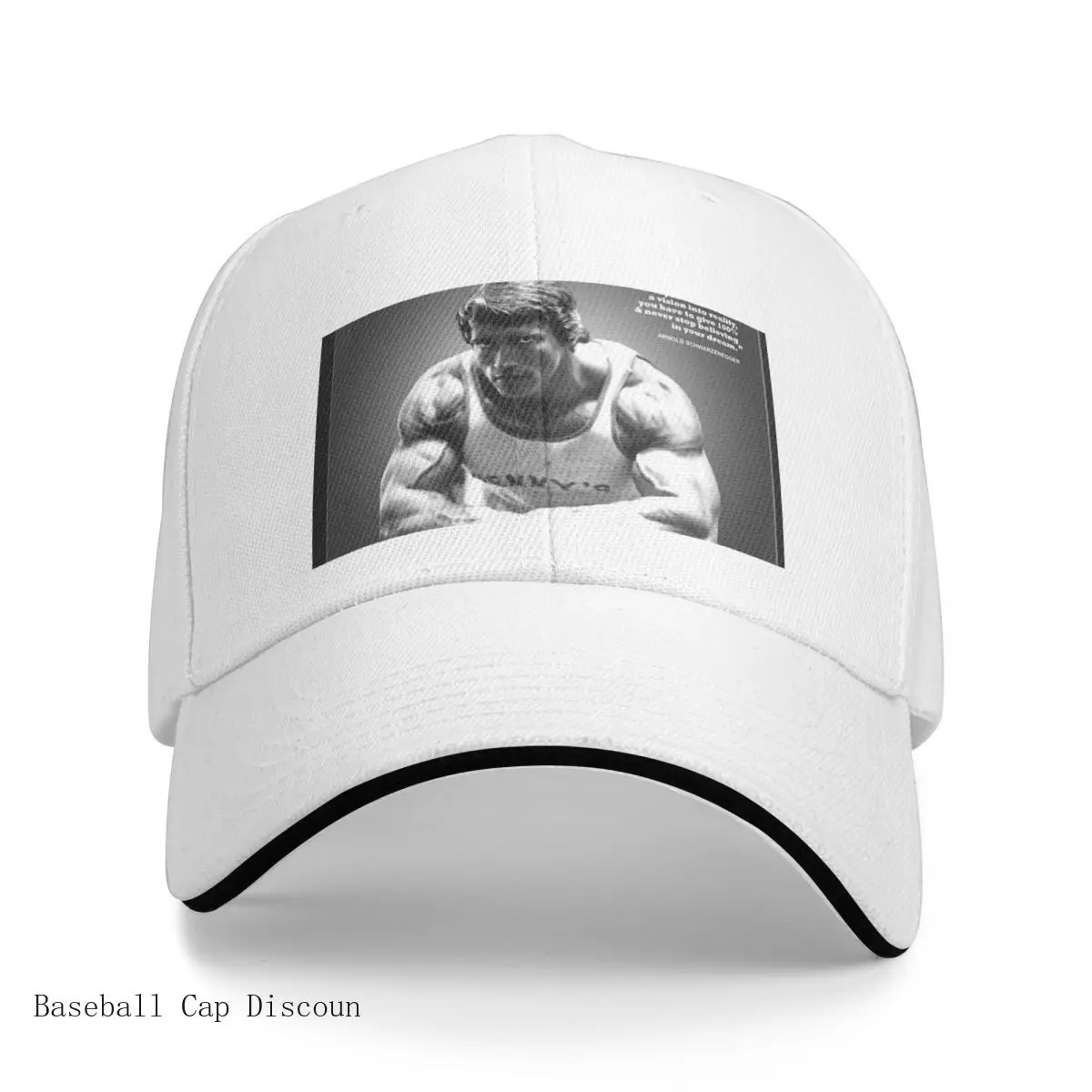 

New Arnold Schwarzenegger Print Cap Baseball Cap Golf wear Golf cap Hiking hat hat for men Women's