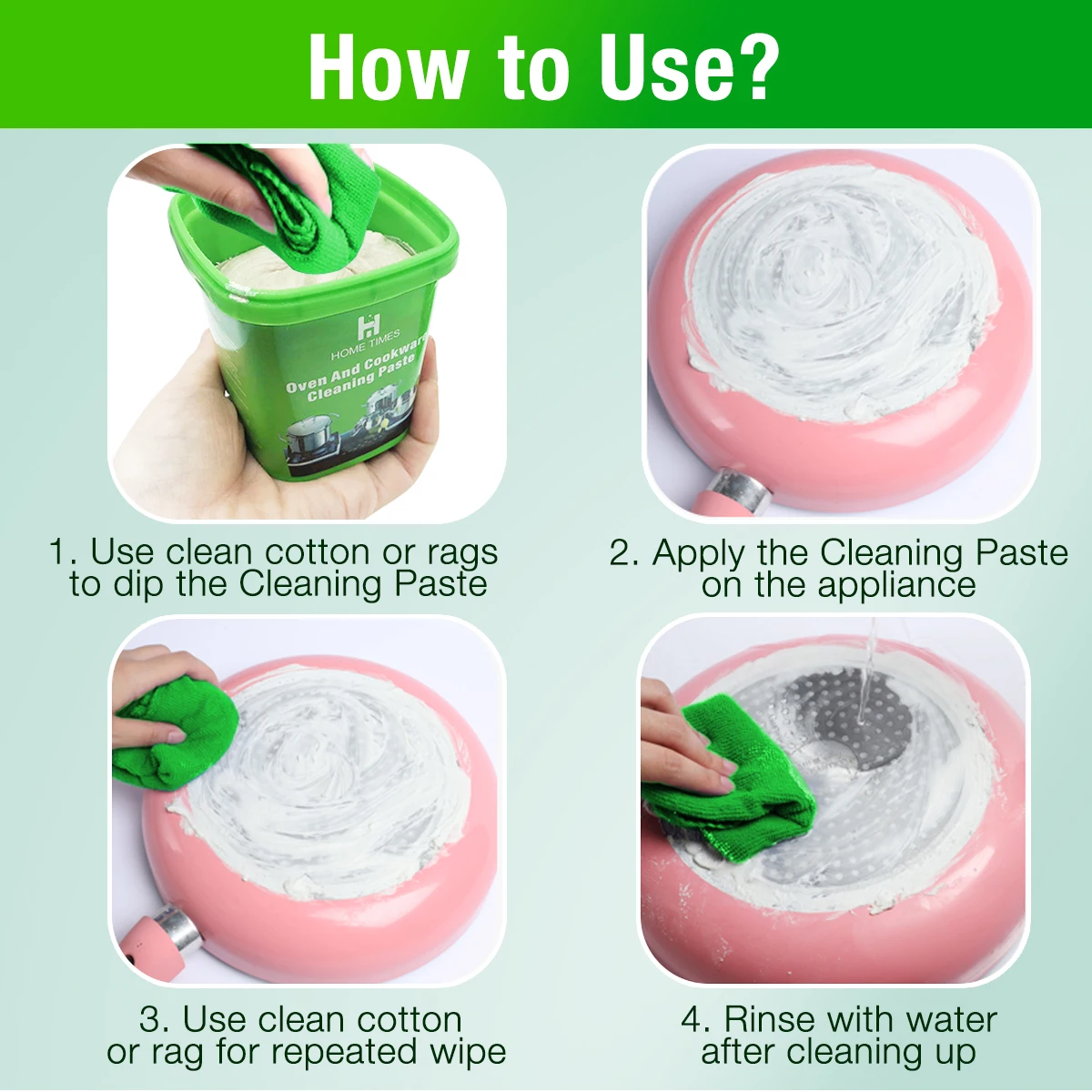 1/2/3 Packs All Purpose Cleaner, Multi-Surface Cleaning Paste for Kitchens, Bathrooms,Stainless Steel Cleaning Paste