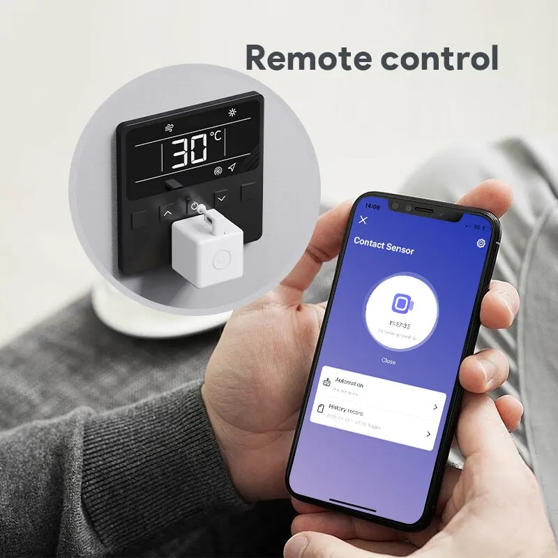 Tuya Zigbee Bluetooth Fingerbot Plus Robot Button Pusher Switch Bot Smart Home Work With Alexa Google Home Smart Life App 4