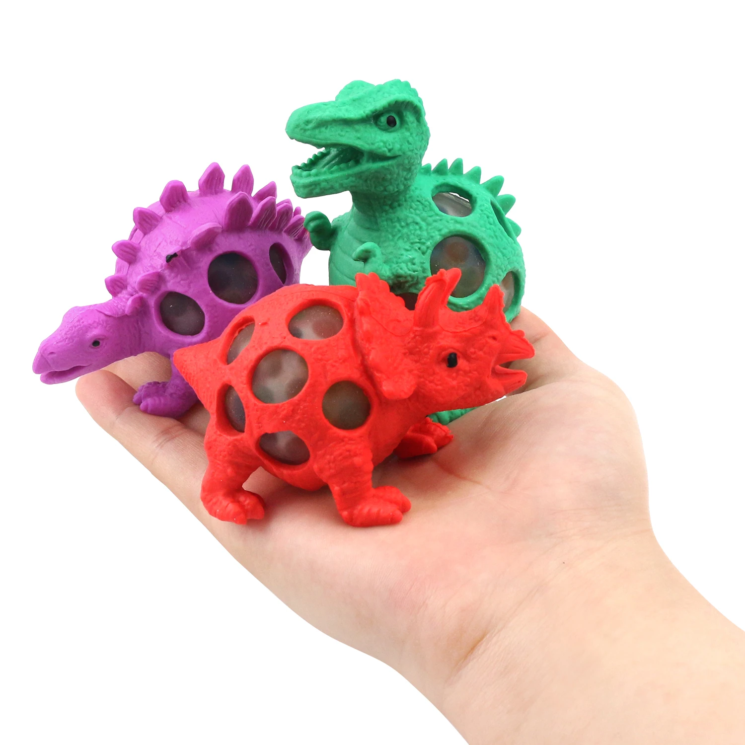 

Dinosaur Grape Ball Squeezing Funny Release Toy, Trick and Reduce Stress Squeezing Grape Ball, Relieve Physical and Mental Stres