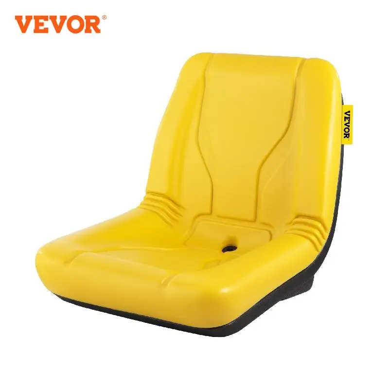 VEVOR Universal Tractor Seat Industrial High Back PVC Lawn and Garden