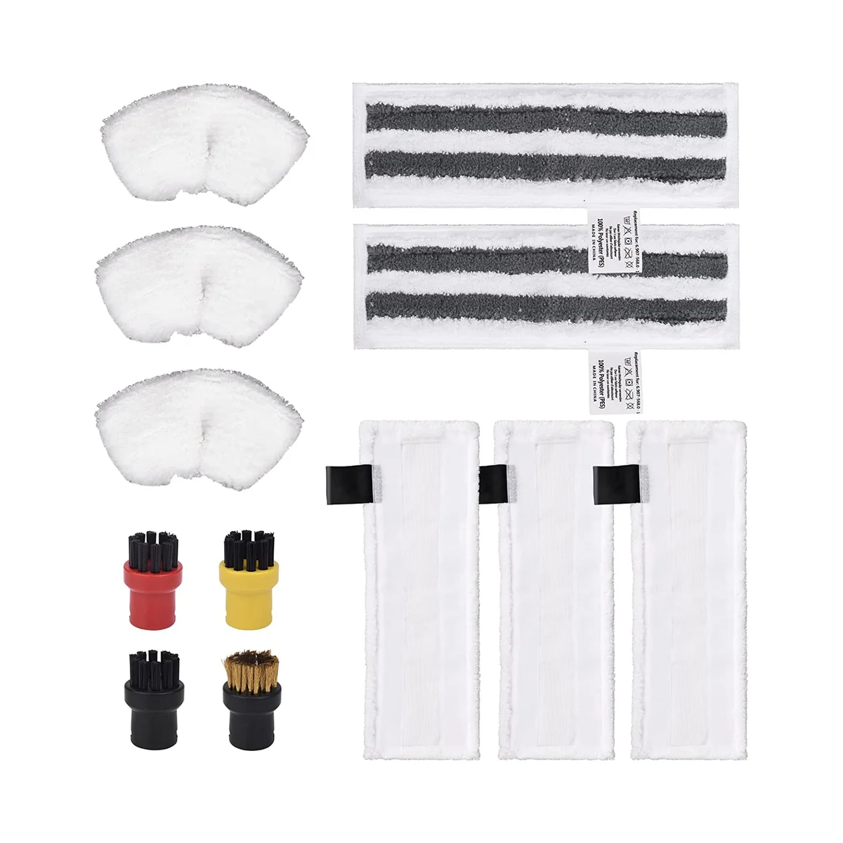 

12 Piece Microfibre Cloth Set, Accessory Compatible for Karcher Steam Cleaner Easyfix SC2 SC3 SC4 SC5