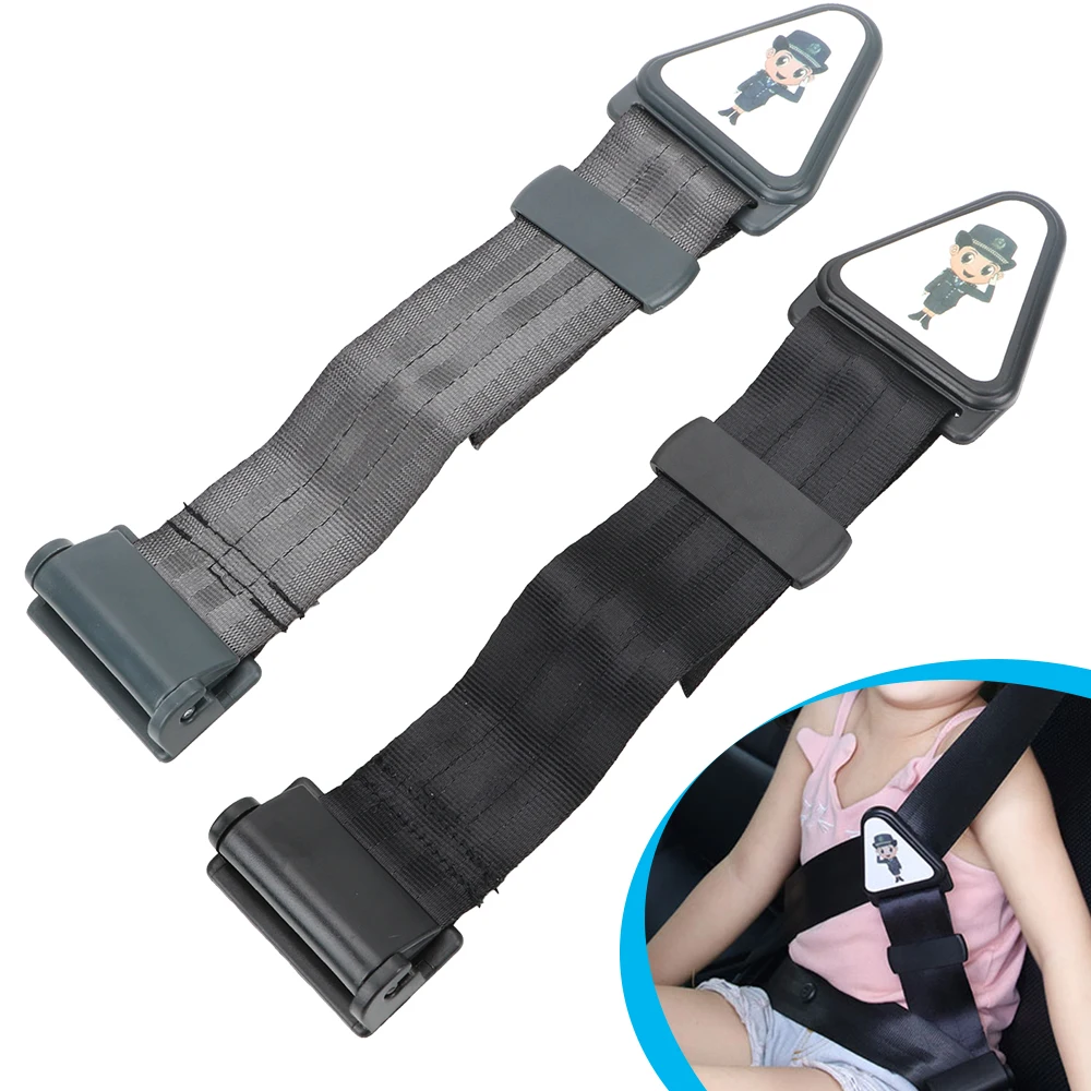 Seat Belt Strap Adjuster 30X6 cm Children Car Safety Belt Universal Car Baby Safety Seat Strap Belt Buckle Seat Correction Tape