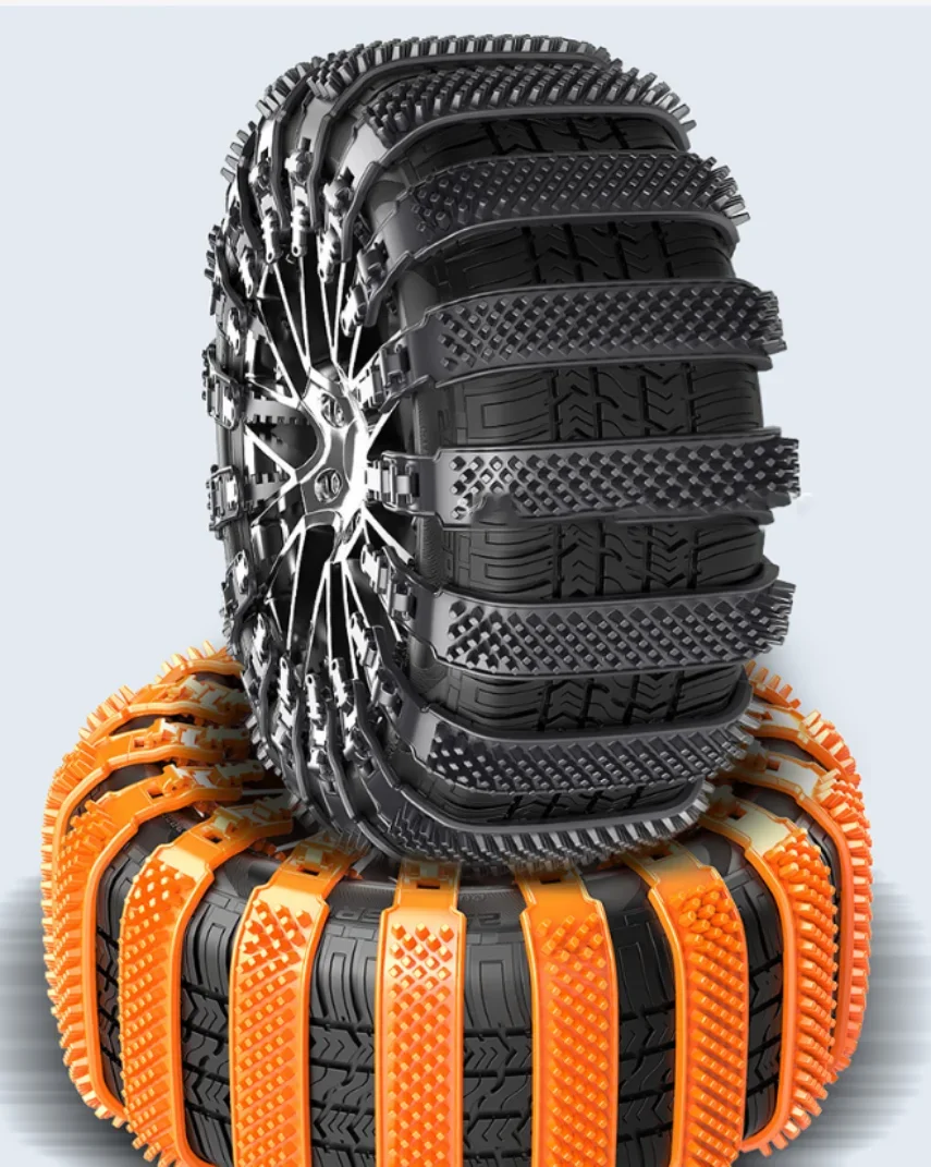 8Pcs Chain Auto Winter Tire Wheels Chains Anti Skid Chains For Car Truck SUV Winter Car Tires Accessories
