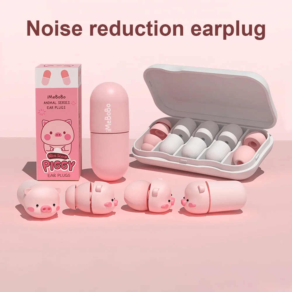 Earplug Sleeping Soundprooft Ear Plug Canceling Noise Reduction Rebound