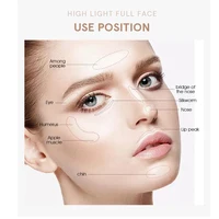 IMAGIC 4-Color Highlighter&Contouring For Face Bronzer Face Makeup Combination Palette Long-Lasting Brighten Skin Cosmetics - Image 3