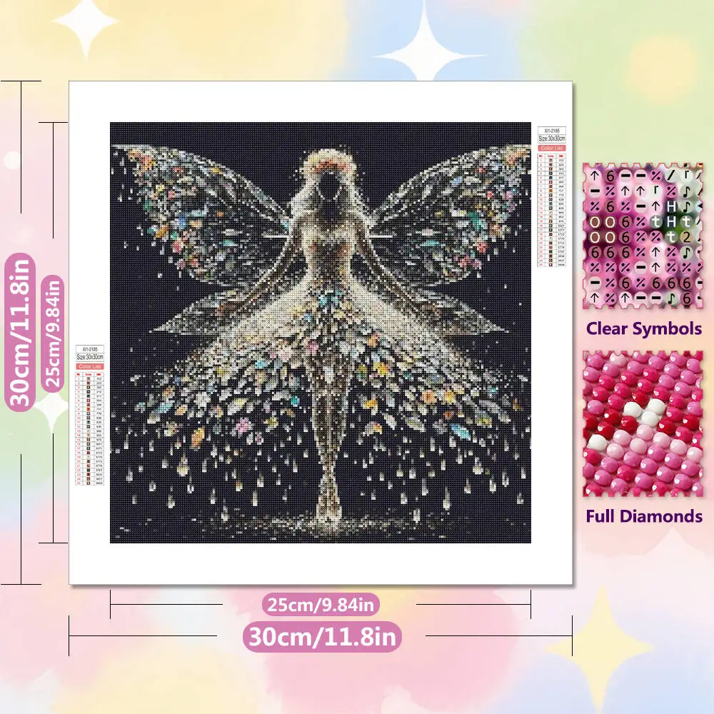 5D DIY Diamond Painting Ballet Girl Portrait.