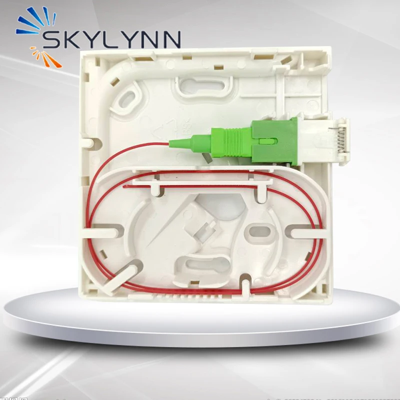 Francese Spedizione Gratuita 40 Pz/Cartone Sc/Apc Single Mode Single Core Presa Pto Box Intero Set Per Ftth