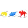 3Pcs Jumping Frog Toy Funny Line Control Plastic Air Powered Bounce Crocodile/Horse Childhood Toy for Kids 6