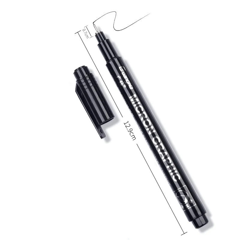 Nail Art Paintbrush With Ultra-fine Drawing Lines Edges Quick Drying Waterproof Acrylic Marker Pen Graffiti Pen 5