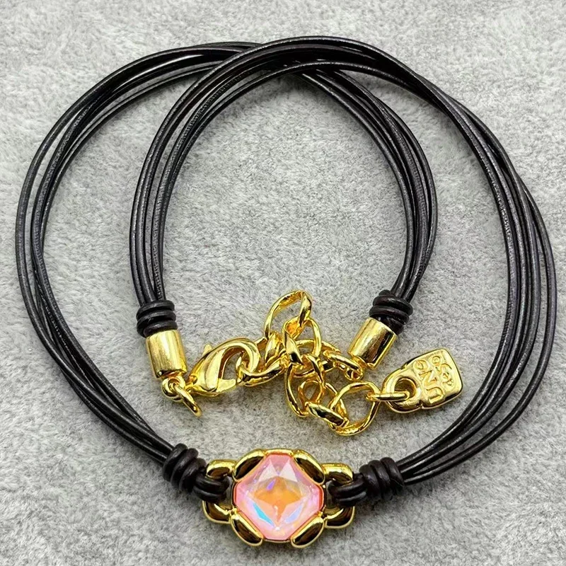 

Новинка 2023, лидер продаж, нишевое очаровательное женское ожерелье unode 50 из драгоценных камней, романтичное Подарочное ювелирное изделие в европейском и американском стиле