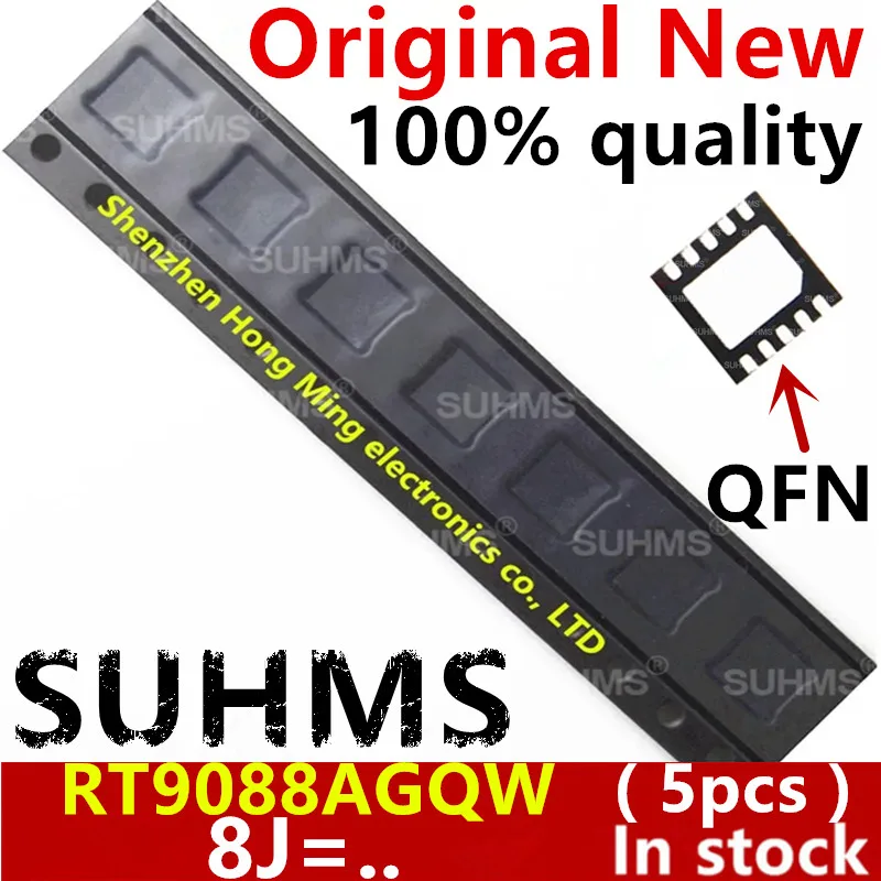 

(5 шт.) 100% новый RT9088A RT9088AGQW для кода: 8J = .. QFN-10