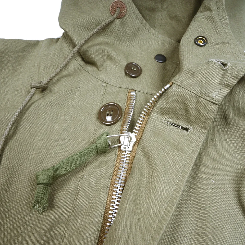 WW2 US unifor M47 Windproof American Soldier Jacket Casual Training windproof Men's long loose coat 5