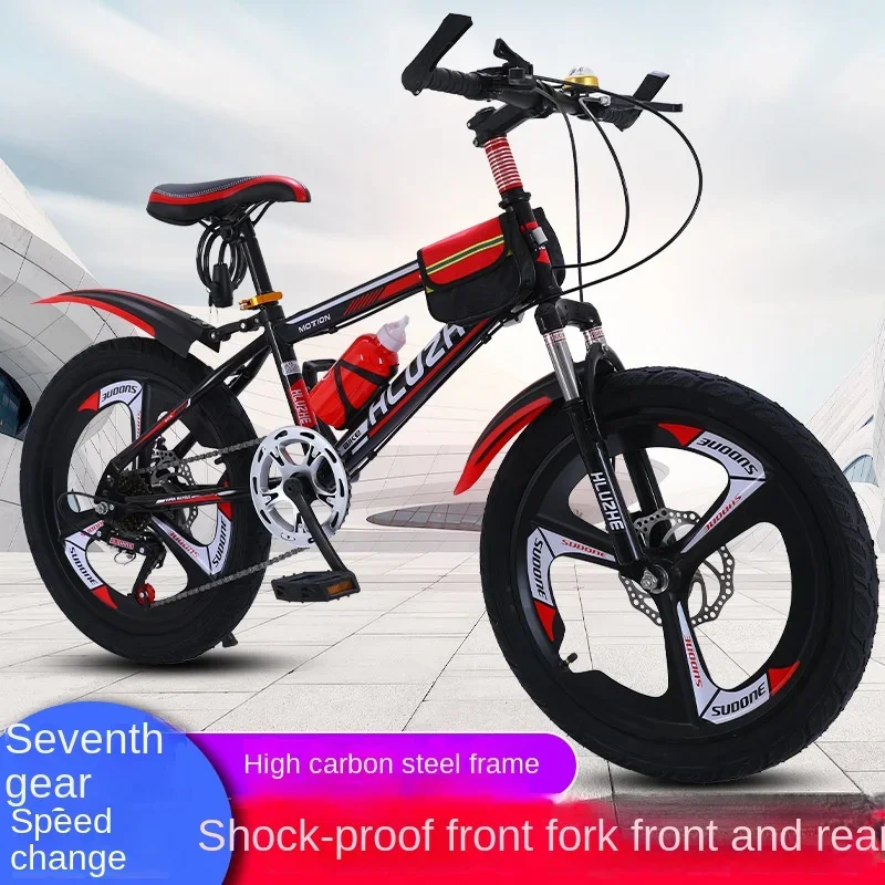 Bicicletta Per Bambini Gioventù Piccola Mountain Bike Bambini Bicicletta Per Bambini Grandi Studenti Delle Scuole Primarie 24 "Mountain Bike A Velocit